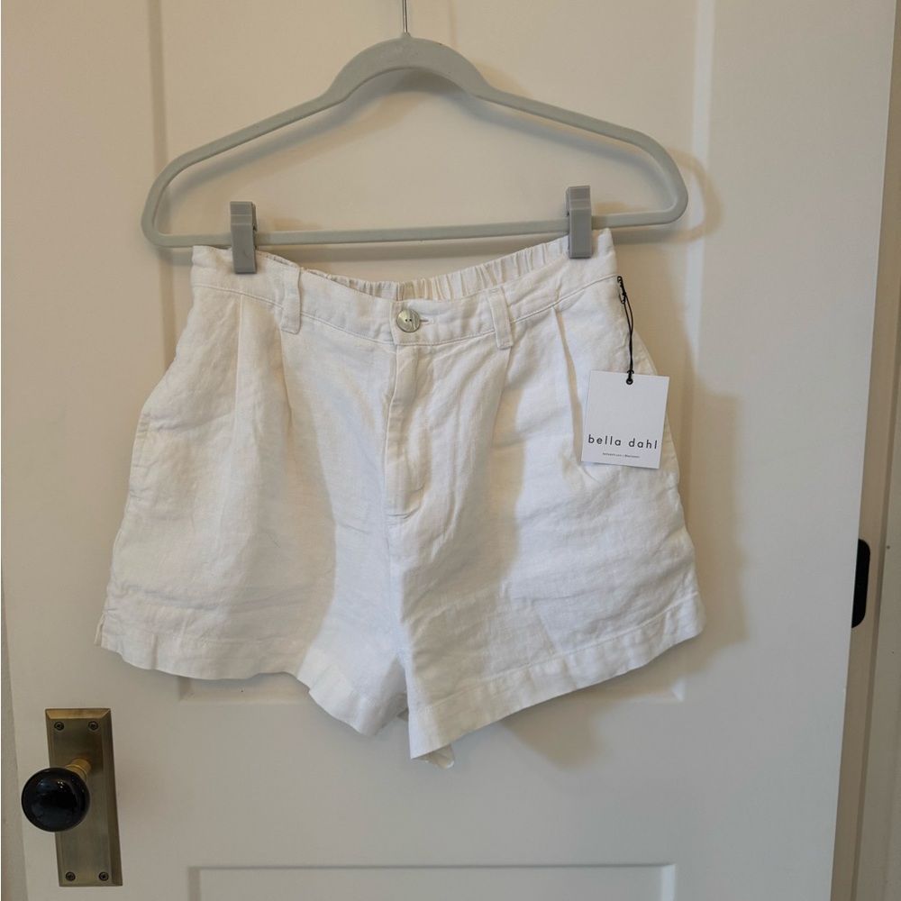 NWT Bella Dahl Women's White Shorts - 100% linen